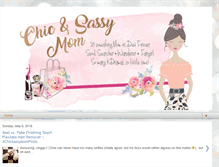 Tablet Screenshot of chicsassymom.com